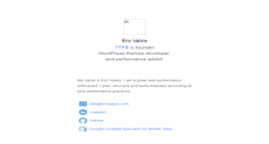 Desktop Screenshot of ericvalois.com